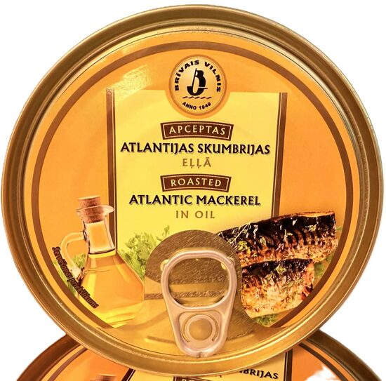 Apceptas Atlantijas skumbrijas eļļā 24x230 g