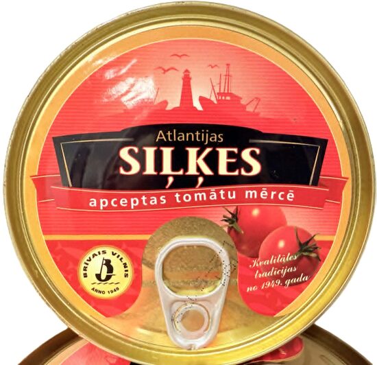 Atlantijas siļķes apceptas tomātu mērcē 24x240 g
