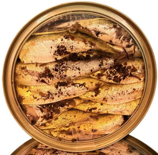 Brētliņas olīveļļā ar citrona un bazilika garšu - 20x160 g