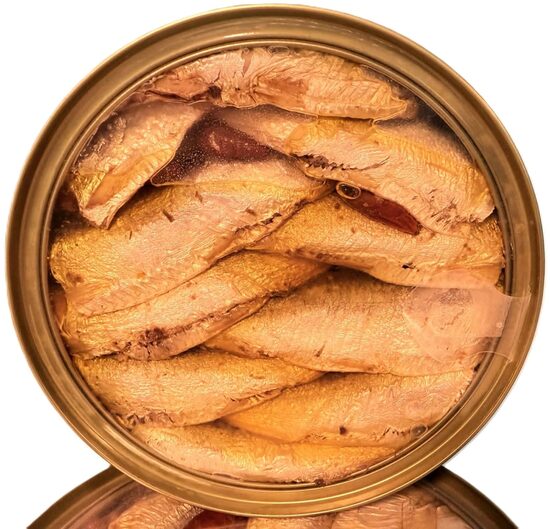 Brētliņas olīveļļā ar čili pipariem - pikantas - 160 g
