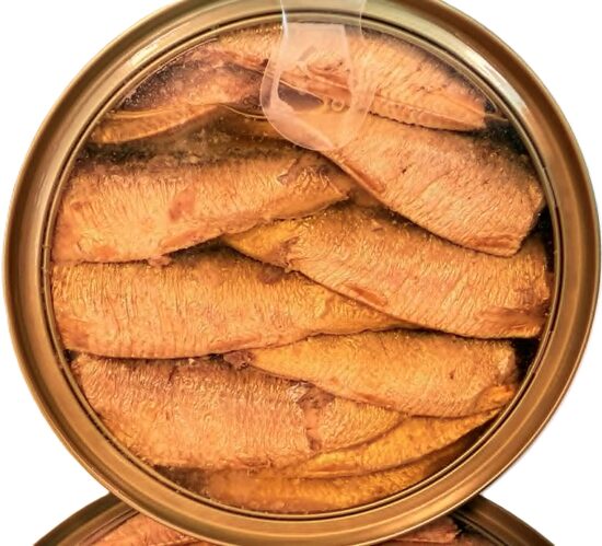 Šprotes eļļā Brīvais Vilnis ar caurspīdīgu vāku - 40x160 g