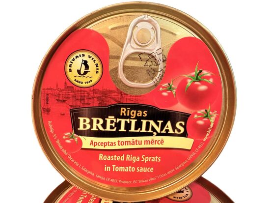 Rīgas brētliņas apceptas tomātu mērcē - 240 g