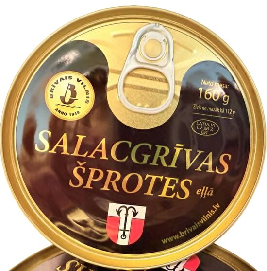 Salacgrīvas šprotes eļļā - 160 g