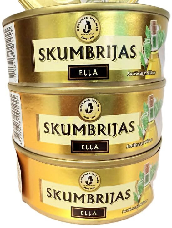 Skumbrijas eļļā - 24x240 g