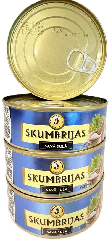 Skumbrijas savā sulā - 240 g
