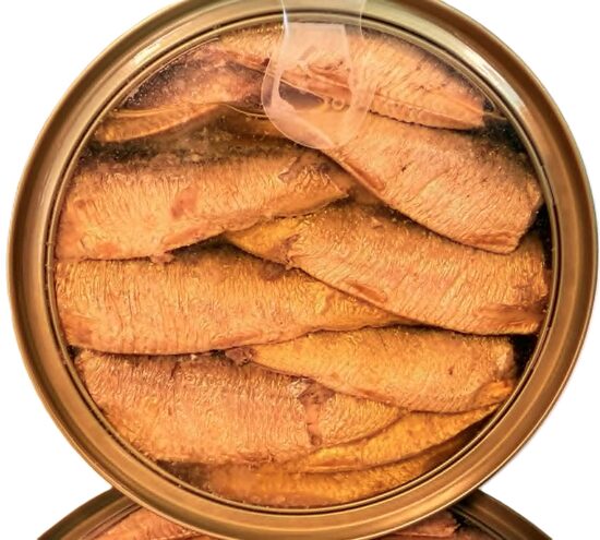 Šprotes eļļā Brīvais Vilnis ar caurspīdīgu vāku - 160 g