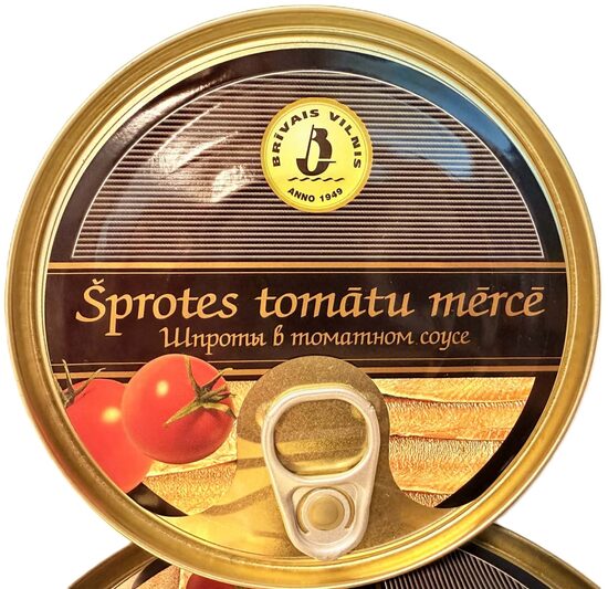 Šprotes tomātu mērcē 
