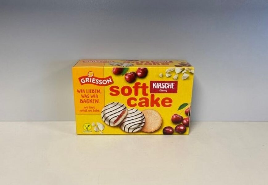 Griesson Soft cake cepumi ar ķiršu pildījumu