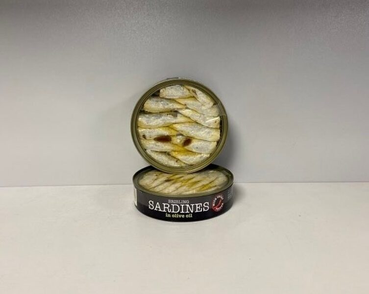 Brislin sardīnes olīveļļā ar čili pipariem - pikantas