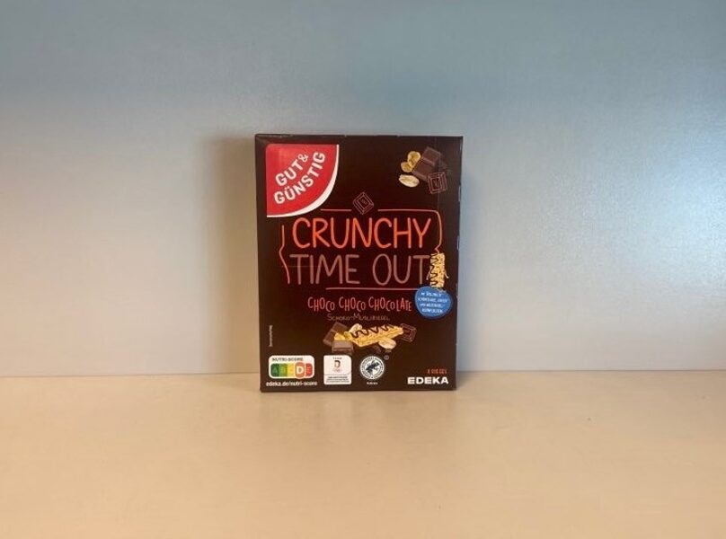 Gut&Gunstig Crunchy time out Schoko musli Riegel musli batoniņi ar šokolādes glazūru