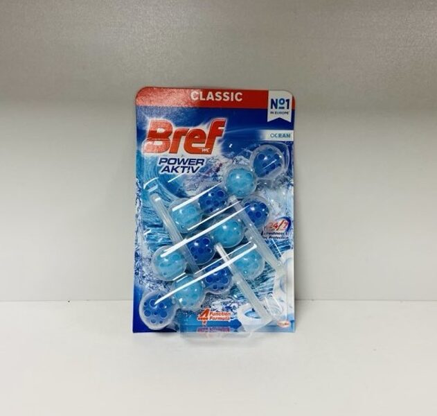 Bref Power Aktiv Ocean tualetes bloks ar svaigu okeāna aromātu