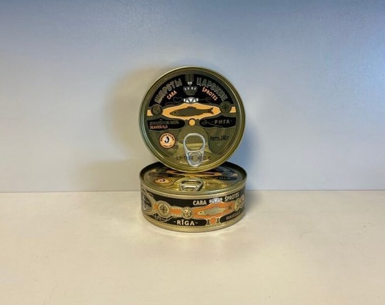 Cara šprotes delikatešu eļļā