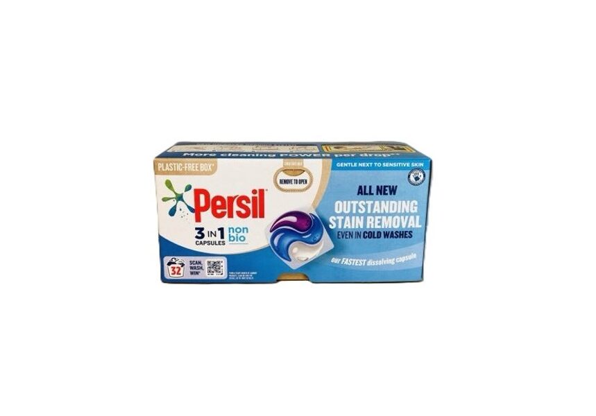 Persil Non Bio Sensitive veļas mazgāšanas kapsulas 3 in 1