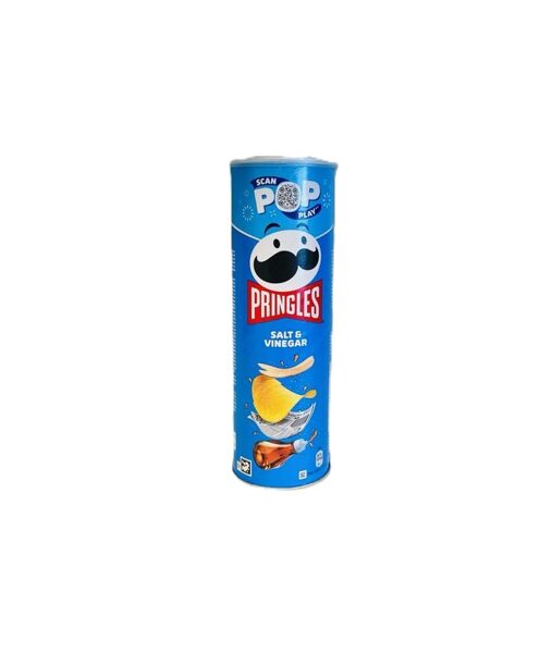 Pringles kartupeļu čipši ar sāls un etiķa garšu