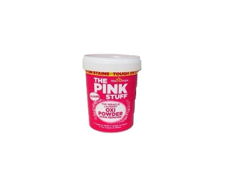 THE PINK STUFF Oxi powder colours bioloģisks traipu tīrīšanas līdzeklis krāsainiem apģērbiem - pulverveida
