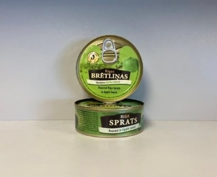 Rīgas brētliņas apceptas ābolu mērcē