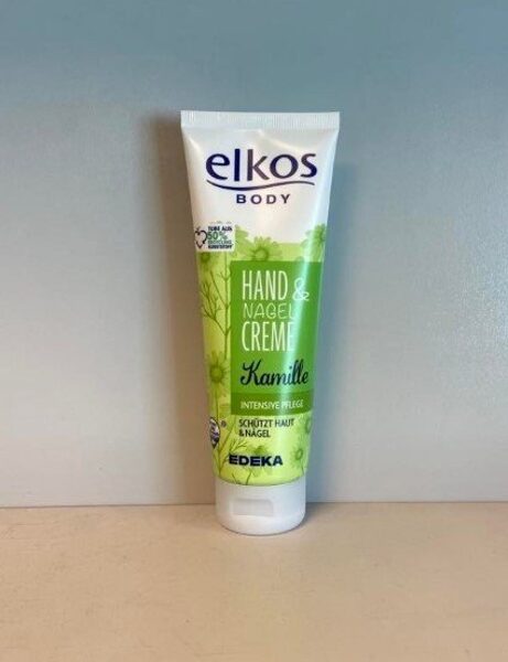 Elkos body handcreme Kamille roku krēms ar kumelīšu ekstraktu un bišu vasku