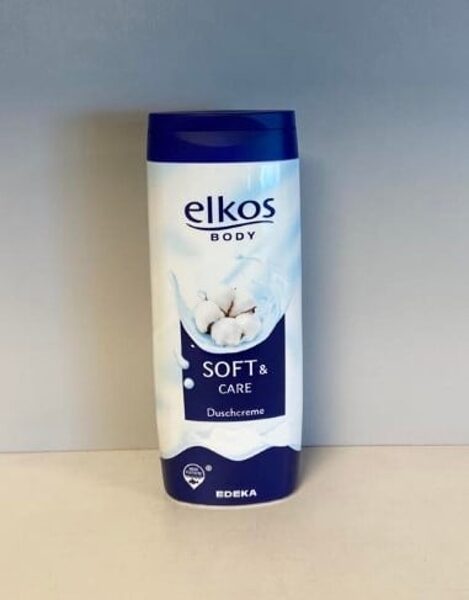 Elkos Body duschcreme Soft&Care dušas želeja (krēms)  ar kokvilnas ekstraktu