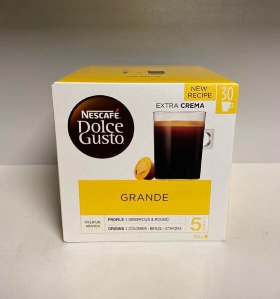 Nescafe Dolce Gusto Grande Intenso kafijas kapsulas 30 gb