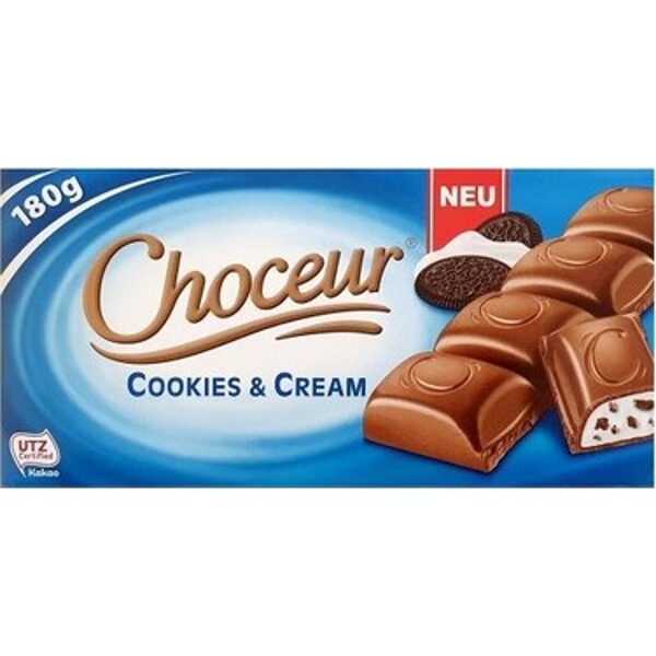 Choceur piena šokolāde ar ar Oreo cepumiem