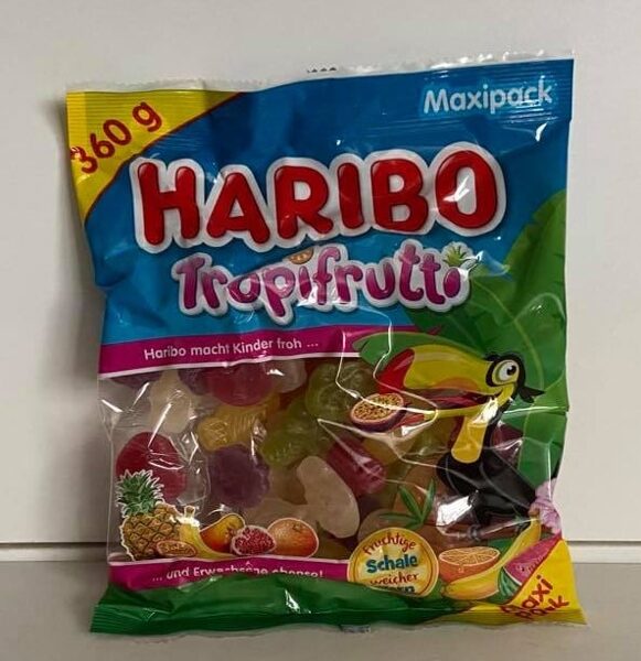 Haribo Tropifrutti želejkonfektes 