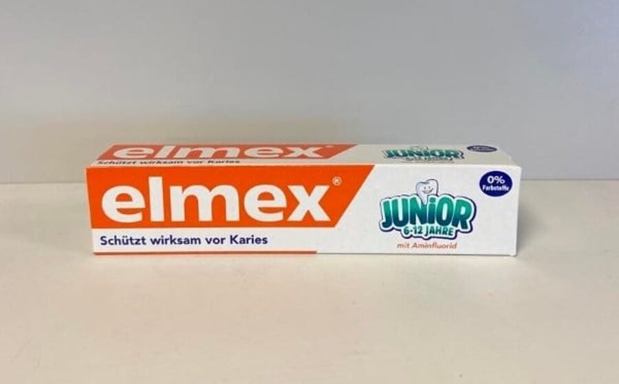 Elmex Junior zobu pasta bērniem no 6-12 g.