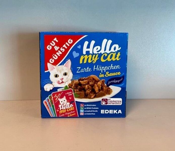 G&G Hello my cat Zarte Happchen in Sauce gaļas konservi mērcē