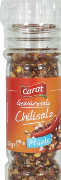 Carat Chili sāls garšvielas (dzirnaviņas)