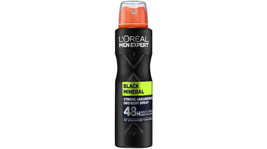 Loreal izsmidzināms dezodorants vīriešiem - Men Expert Black Mineral