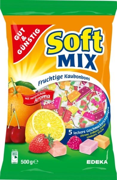 G&G Soft Mix Fruchtige kaubonbons augļu īriss mix